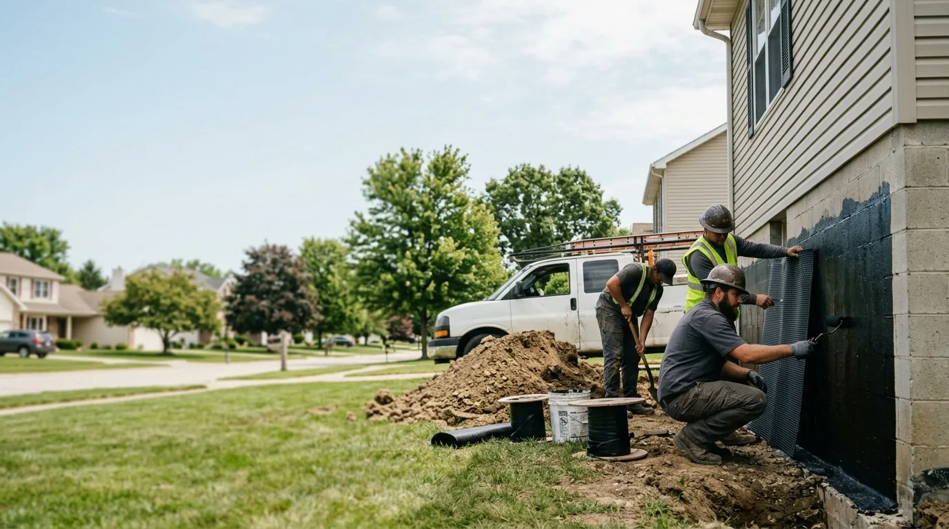Basement Waterproofing in Vandalia, MI near me